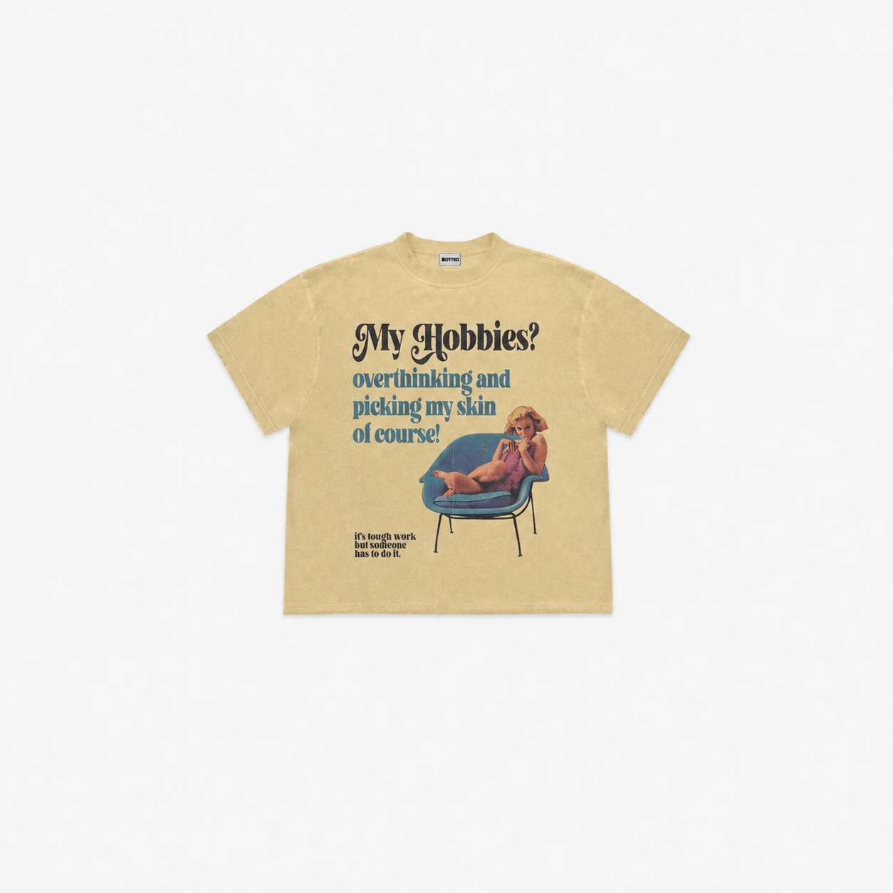 Tricou „My Hobbies” Overthinking – Tricou Vintage Aesthetic