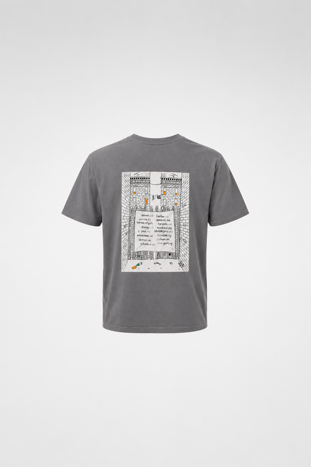 Tricou Green Day Gri cu Print Artistic – Graphic Tee Rock Unisex | Bumbac - imagine 2